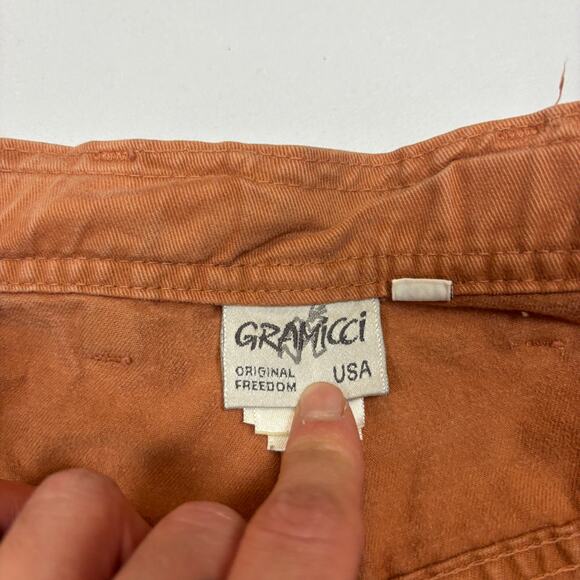 Vintage Gramicci Belted Shorts Made In USA Men's Medium Climbing Hiking - Picture 5 of 13